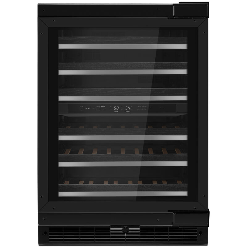 JennAir 24 in. Compact Built-In Wine Cooler with 45 Bottle Capacity, Dual Temperature Zones & Digital Control - Custom Panel Ready, , hires