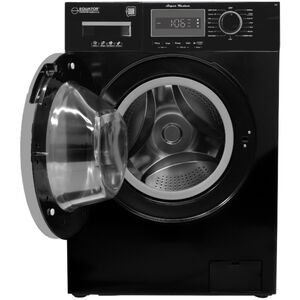 Equator Compact 24 in. 1.57 cu. ft. Stackable Front Load Washer with Pet & Sanitize Cycle - Black, , hires