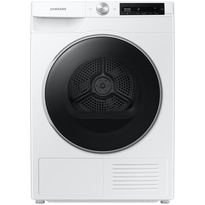 Samsung 24 in. 4.0 cu. ft. Ventless Electric Dryer with 15 Dryer Programs, 11 Dry Options, Sanitize Cycle, Wrinkle Care & Sensor Dry - White | DV25B6900HW