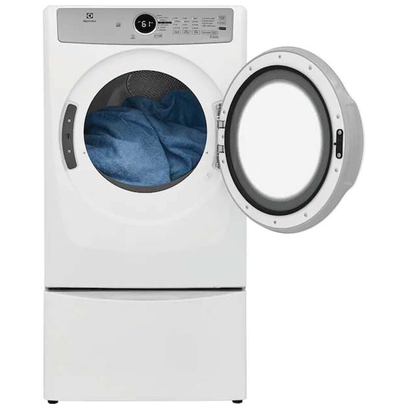 Electrolux 300 Series 27 in. 8.0 cu. ft. Stackable Electric Dryer with Luxury-Quiet Sound System & Sensor Dry - White, , hires