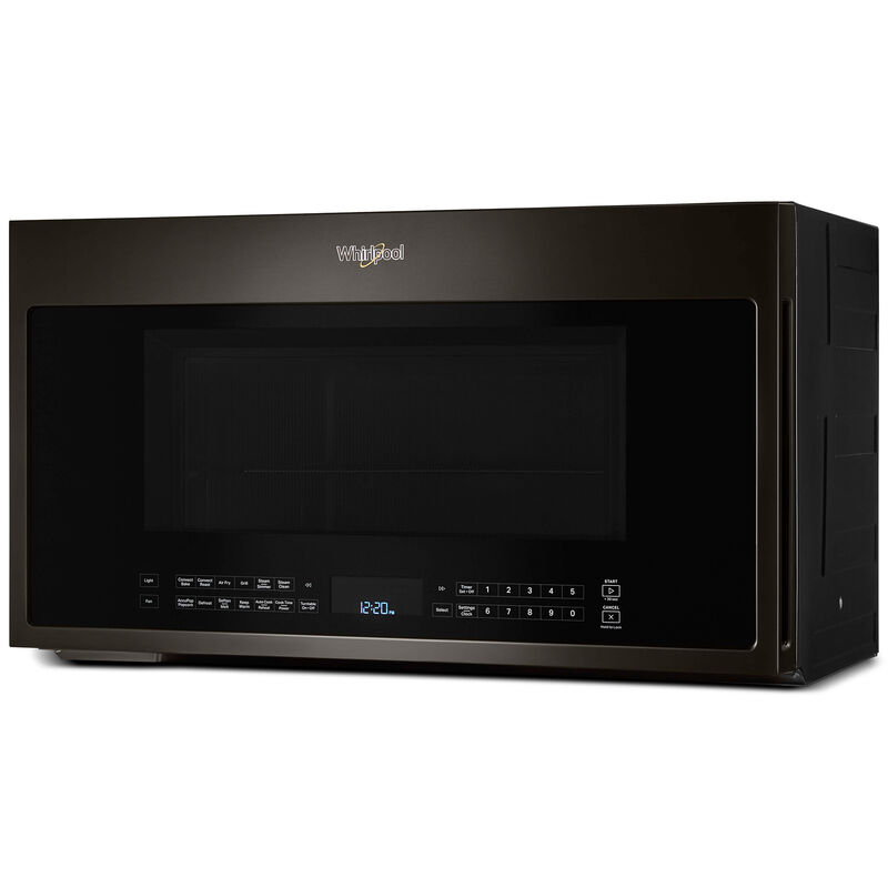 Whirlpool 30 in. 1.9 cu. ft. Over-the-Range Microwave with 10 Power Levels, 400 CFM & Sensor Cooking Controls - Fingerprint Resistant Black Stainless, , hires