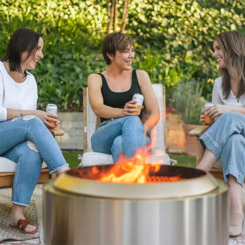 Solo Stove Yukon 2.0 Fire Pit - Stainless Steel, , hires