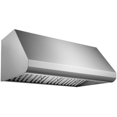 Best WPD38I Series 42 in. Canopy Pro Style Style Range Hood with 4 Speed Settings, 1300 CFM & 2 Halogen Light - Stainless Steel | WPD38I42SB