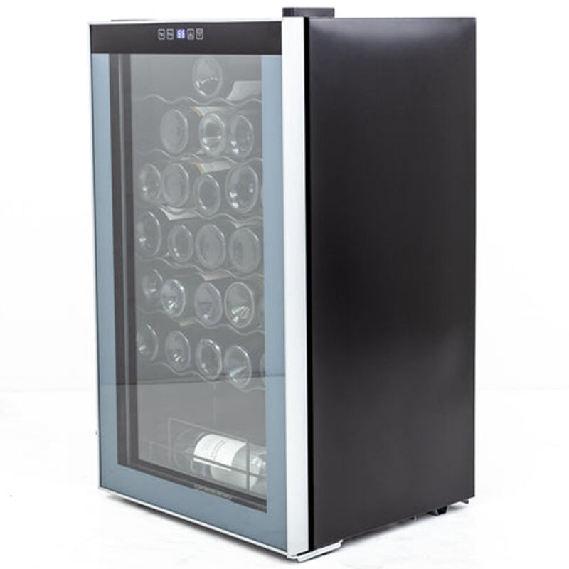 Avanti 20 in. Freestanding Wine Cooler with Wire Racks, Single Temperature Zone & 34 Bottle Capacity - Platinum, , hires