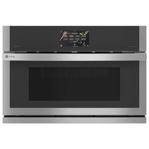 GE Profile 30 in. 1.7 cu. ft. Smart Speed Electric Single Wall Oven with Standard Convection & Sensor Cooking - Stainless Steel, , hires