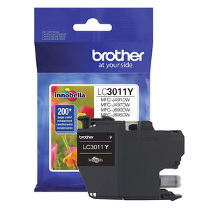 Brother LC3011 Series Yellow Cartridge, , hires
