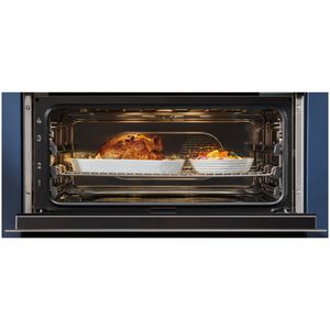 Wolf M Series 30 in. 2.4 cu. ft. Steam Electric Single Wall Oven with Dual Convection - Black - Tubular Handle, , hires