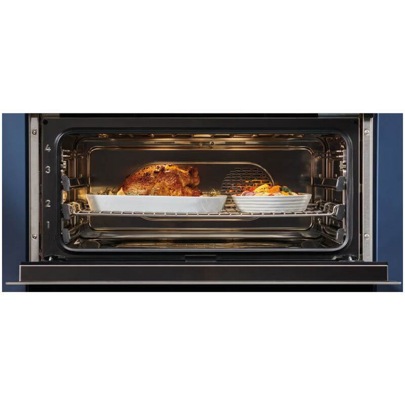 Wolf M Series 30 in. 2.4 cu. ft. Steam Electric Single Wall Oven with Dual Convection - Black - Tubular Handle, , hires