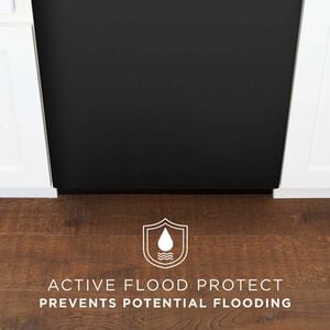 GE 24 in. Front Control Flush-Mount Dishwasher with 55 dBa Sound Level, Dry Boost & Pocket Handle - Black, Black, hires