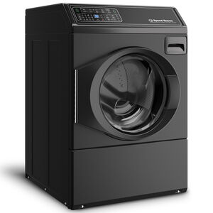 Speed Queen FF7 27 in. 3.5 cu. ft. Front Load Washer with Pet Plus Flea Cycle & Sanitize with Oxi - Matte Black, Matte Black, hires