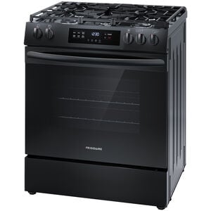Frigidaire 30 in. 5.1 cu. ft. Slide-In Gas Range with 5 Sealed Burners - Black, , hires
