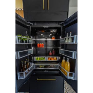 JennAir 36 in. 20.8 cu. ft. Built-In Counter Depth French Door Refrigerator with Ice Maker - Custom Panel Ready, , hires