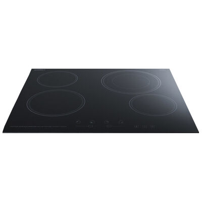 Summit 24 in. 4-Burner Electric Cooktop with Touch Controls - Black | CR4B23T5B