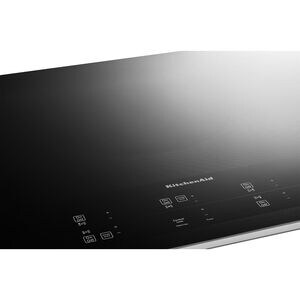 KitchenAid 36 in. 5-Burner Electric Cooktop with Simmer Burner & Power Burner - Stainless Steel, , hires
