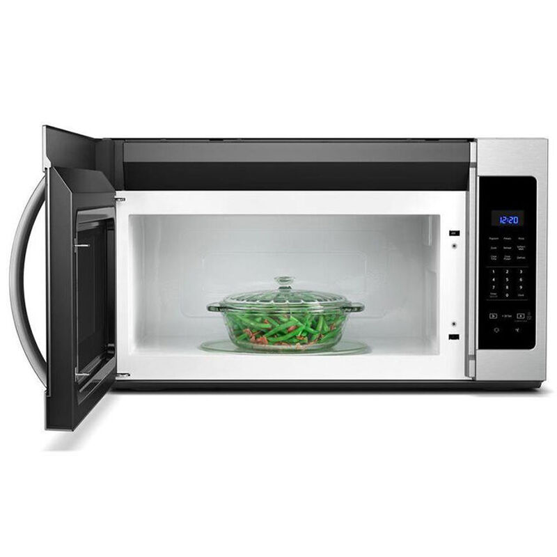 Whirlpool 30" 1.7 Cu. Ft. Over-the-Range Microwave with 10 Power Levels & 300 CFM - Fingerprint Resistant Stainless Steel, Stainless Steel, hires