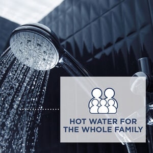 GE Smart Electric 40 Gallon Short Water Heater with 12-Year Parts Warranty, , hires