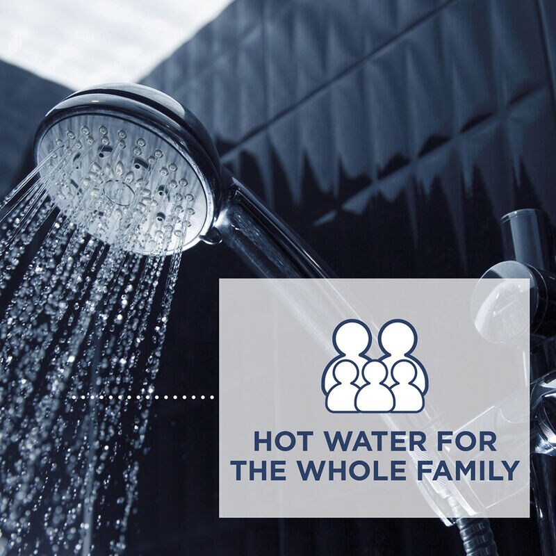 GE Smart Electric 40 Gallon Short Water Heater with 12-Year Parts Warranty, , hires