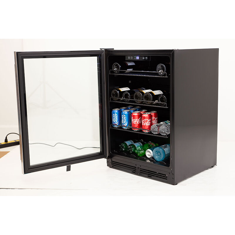 Avanti 24 in. 5.2 cu. ft. Built-In/Freestanding Beverage Center with Pull-Out Shelves & Digital Control - Stainless Steel, , hires