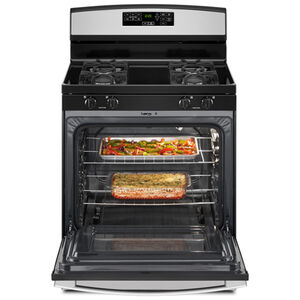 Amana 30 in. 5.0 cu. ft. Gas Range with 4 Sealed Burners - Stainless Steel, , hires