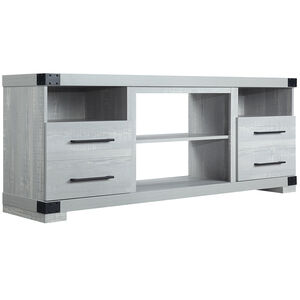 Manhattan Comfort Richmond 60" TV Stand with 2 Drawers & 4 Shelves - Gray, , hires