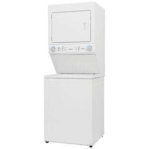 Frigidaire 27 in. Laundry Center with 3.9 cu. ft. Washer with 11 Wash Programs & 5.5 cu. ft. Electric Dryer with 10 Dryer Programs - White, , hires