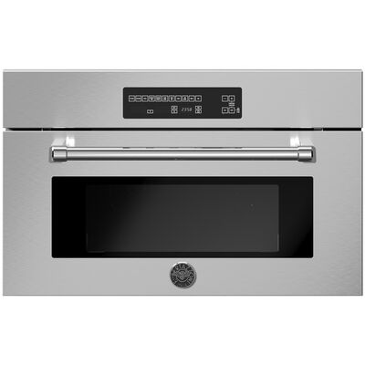 Bertazzoni Master Series 30 in. 1.3 cu. ft. Speed Electric Single Wall Oven with Standard Convection - Stainless Steel | MAST30SOEX