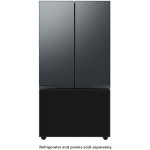 Samsung BESPOKE 3-Door French Door Top Panel for Refrigerators - Matte Black Steel, , hires
