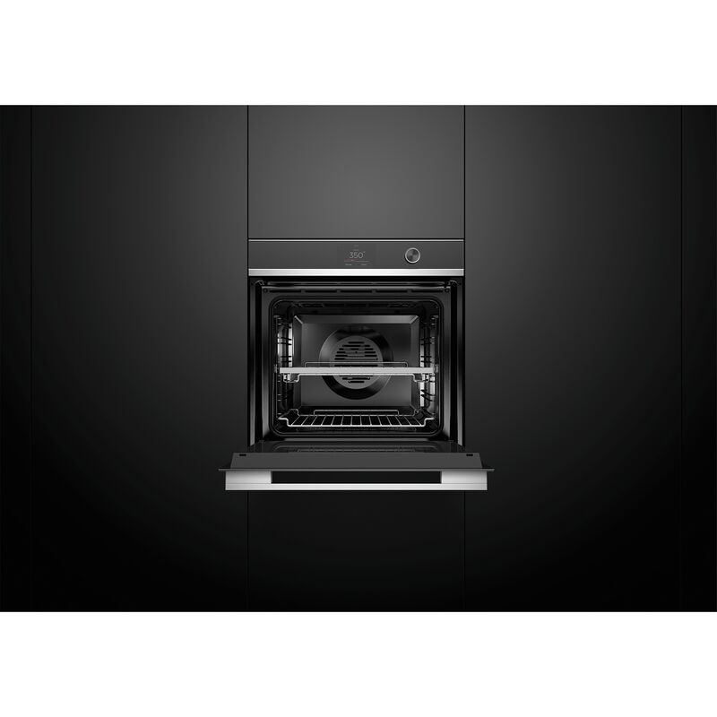 Fisher & Paykel Series 9 24 in. 3 cu. ft. Smart Electric Single Wall Oven with True European Convection - Stainless Steel, , hires