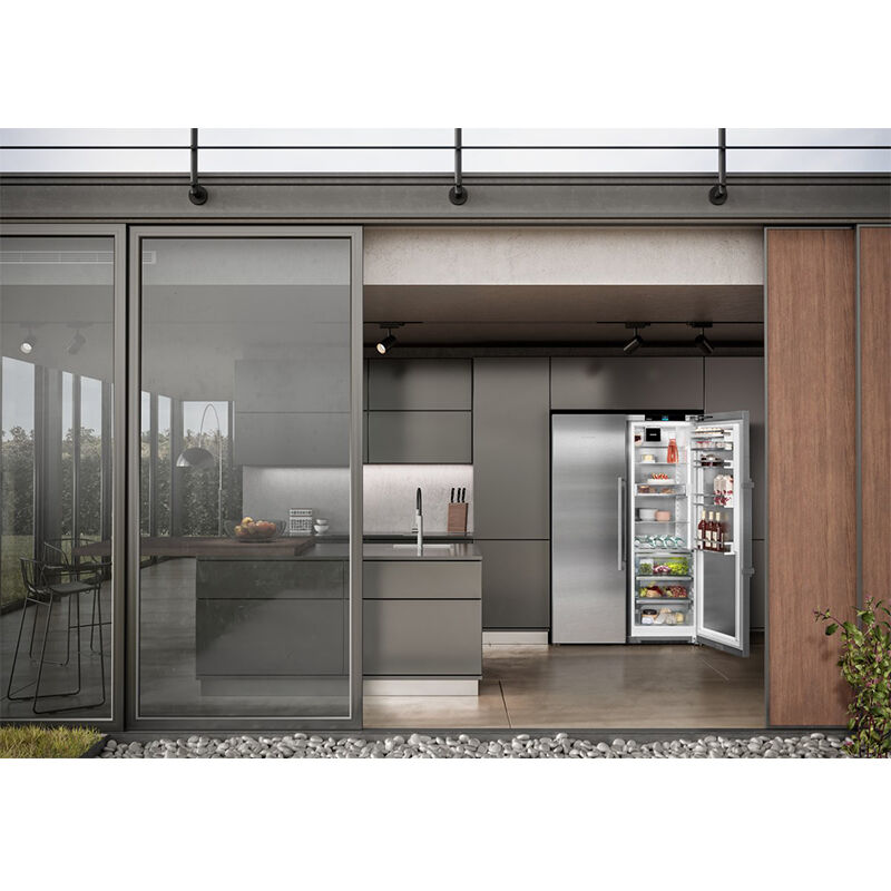 Liebherr 24 in. 13.7 cu. ft. Smart Counter Depth Freezerless Refrigerator with Internal Water Dispenser - Stainless Steel, , hires