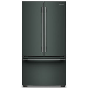 KitchenAid 36 in. 24.3 cu. ft. Counter Depth French Door Refrigerator with Internal Water Dispenser - Juniper, Juniper, hires