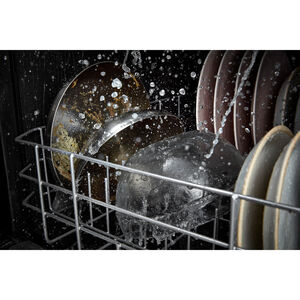 Whirlpool 24 in. Top Control Dishwasher with 51 dBa Sound Level & 3rd-Rack - Fingerprint Resistant Stainless, , hires