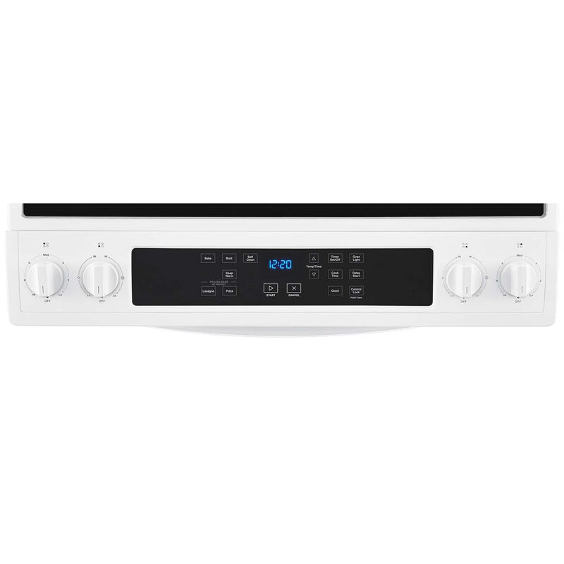 Whirlpool 30 in. 4.8 cu. ft. Slide-In Electric Range with Radiant Burners - White, White, hires