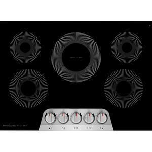 Frigidaire Gallery 30 in. 5-Burner Electric Cooktop with Simmer Burner & Power Burner - Stainless Steel, , hires