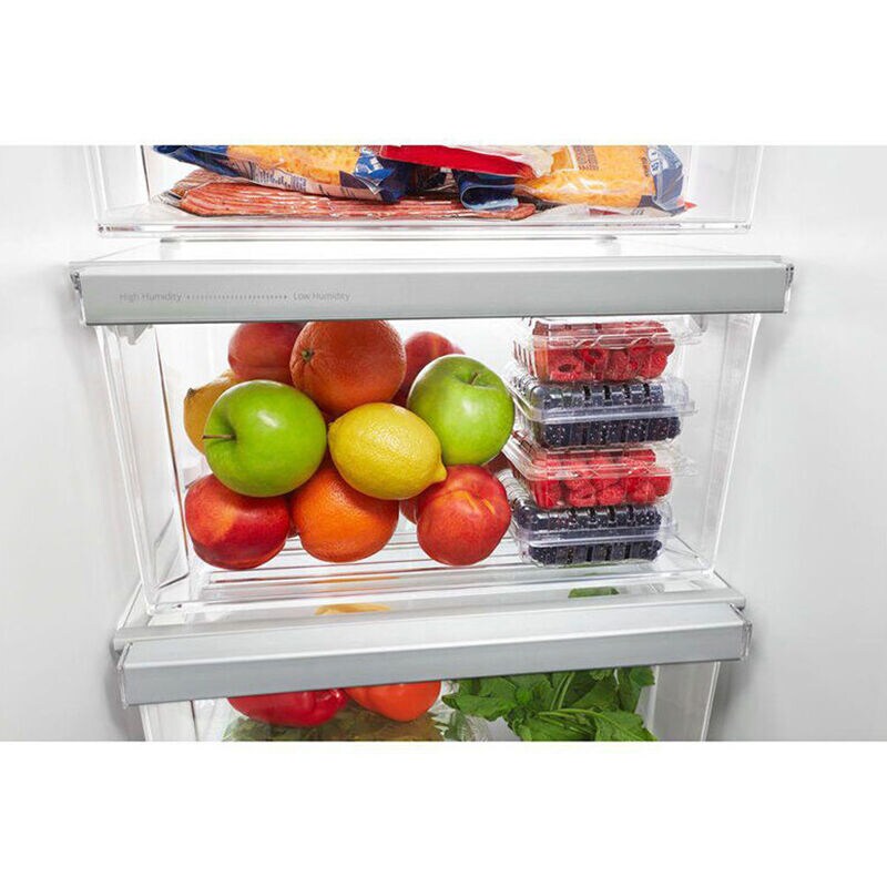 Whirlpool 33 in. 21.4 cu. ft. Side by Side Refrigerator with Ice & Water Dispenser - Black Stainless, Black Stainless, hires