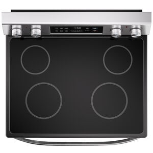 Midea 30 in. 6.3 cu. ft. Electric Range with Radiant Burners - Stainless Steel, Stainless Steel, hires