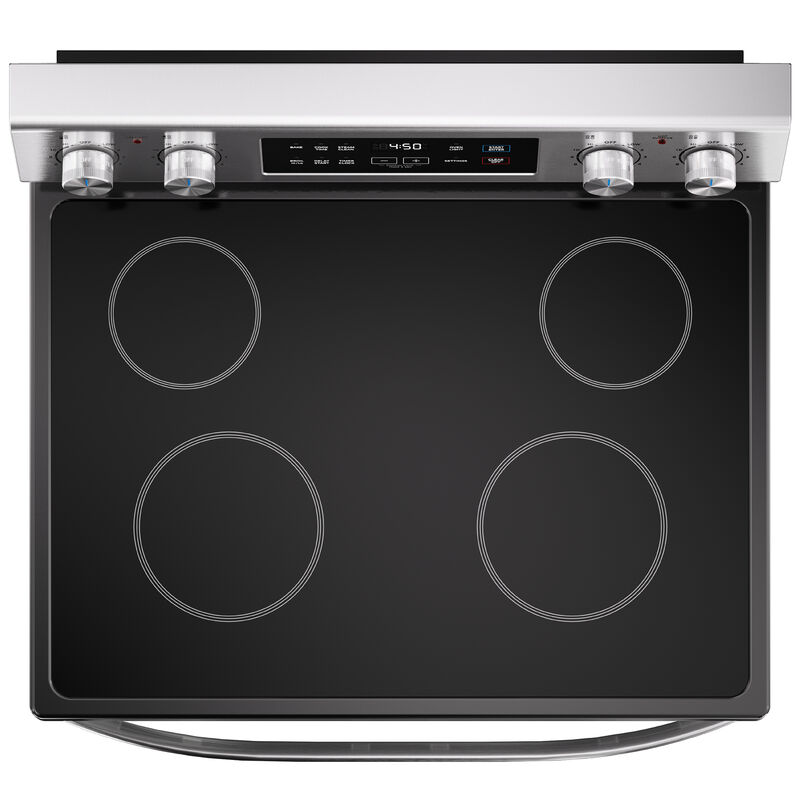 Midea 30 in. 6.3 cu. ft. Electric Range with Radiant Burners - Stainless Steel, Stainless Steel, hires