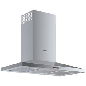 Bosch 300 Series 36 in. Convertible Chimney Style Range Hood with 300 CFM, 3 Fan Speeds & 2 LED Lights - Stainless Steel, , hires