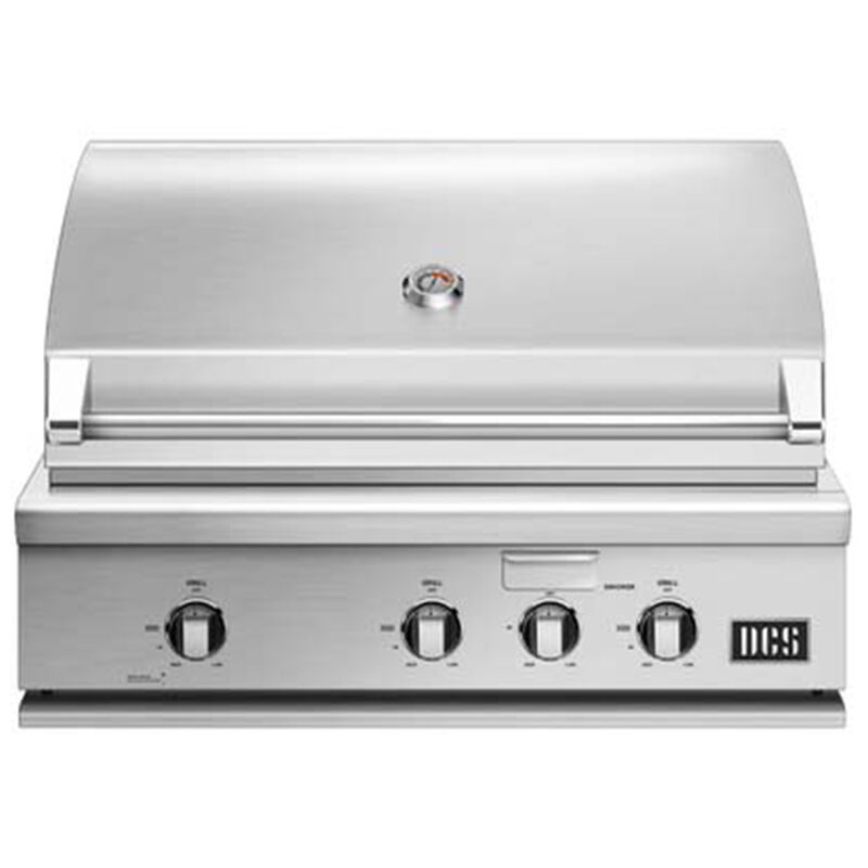 DCS Series 7 36 in. 3-Burner Built-In Liquid Propane Gas Grill with Smoker Box - Stainless Steel, , hires