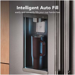 KitchenAid 36 in. 23.1 cu. ft. Smart Counter Depth French Door Refrigerator with Ice & Water Dispenser - Black Ore, , hires