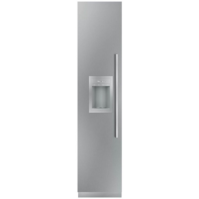 Standing freezer with ice maker outlet