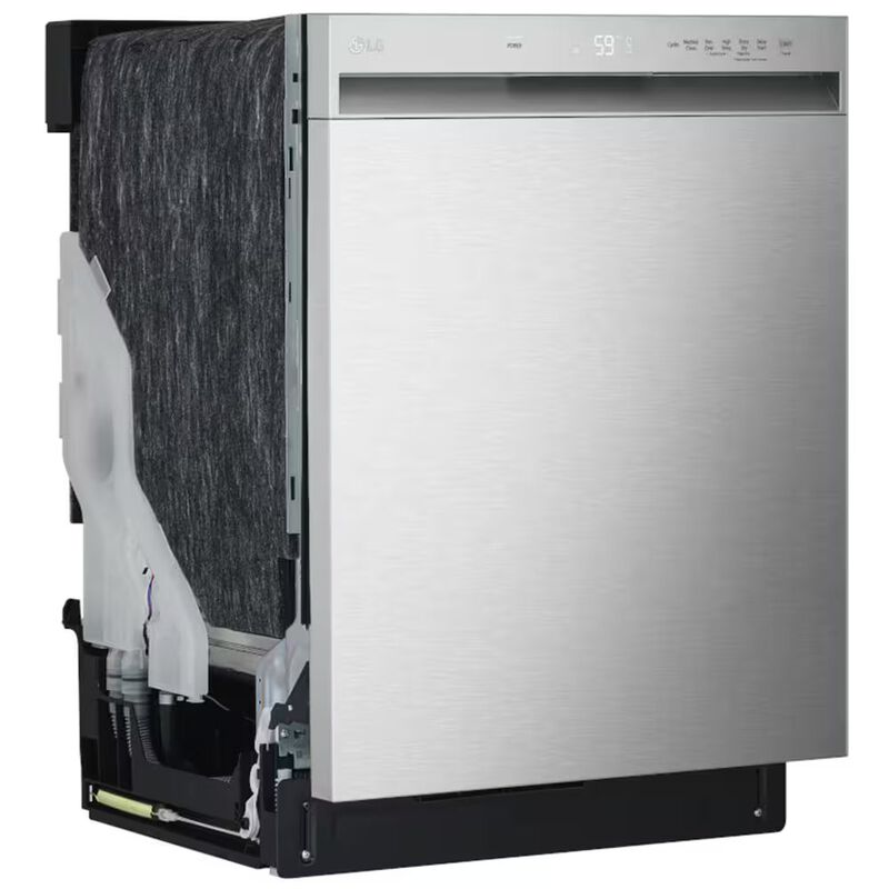 LG 24 in. Front Control Dishwasher with 50 dBa Sound Level, Dynamic Dry & Pocket - Stainless Steel, , hires