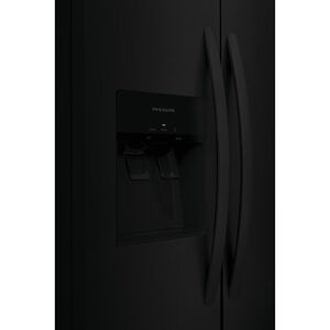 Frigidaire 33 in. 22.3 cu. ft. Side by Side Refrigerator with Ice & Water Dispenser - Black, Black, hires