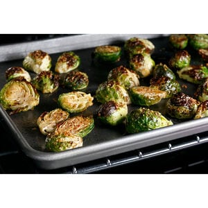 Cafe 30 in. 5.7 cu. ft. Smart Air Fry True European Convection Slide-In Electric Range with 5 Induction Burners - Stainless Steel, Stainless Steel, hires