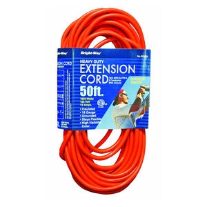 Bright Way 16 Gauge 3 Wire 50' Heavy Duty Extension Cord, , hires