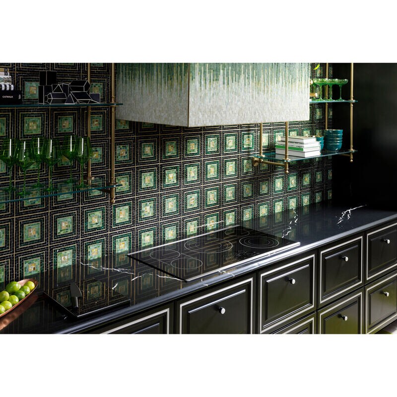 Cafe 36 in. 5-Burner Smart Electric Cooktop with Simmer Burner & Power Burner - Stainless Steel, , hires