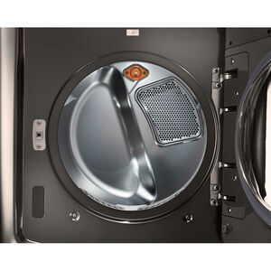 LG Signature 29 in. 9.0 cu. ft. Electric Dryer with TurboSteam Technology & Sensor Dry - Black Stainless Steel, , hires