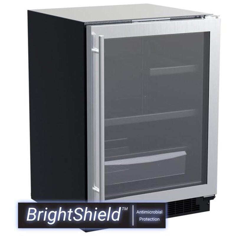 Marvel Classic Collection 24 in. 5.3 cu. ft. Built-In Undercounter Refrigerator - Stainless Steel, , hires