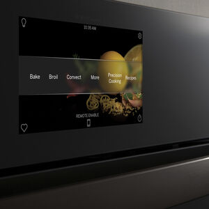 GE Profile 30 in. 10 cu. ft. Smart Top Control Electric Double Wall Oven with True European Convection - Stainless Steel, Stainless Steel, hires