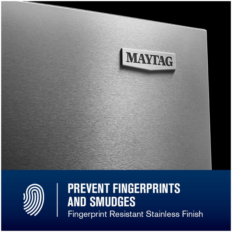 Maytag 36 in. 30.5 cu. ft. French Door Refrigerator with Internal Water Dispenser - Fingerprint Resistant Stainless Steel, , hires
