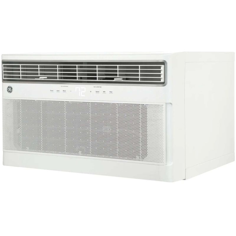 GE 7,800 BTU 115V Smart Window/Wall Air Conditioner with Inverter, 3 Fan Speeds & Remote Control - White, , hires
